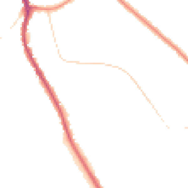 Night-time road noise heatmap for CR3 0BY