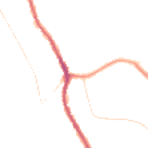 Night-time road noise heatmap for CR3 0ER