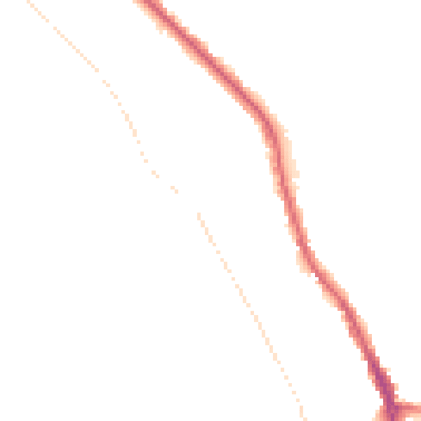 Night-time road noise heatmap for CR3 0EX