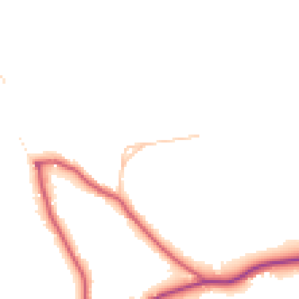 Daytime road noise heatmap for CR3 5AH
