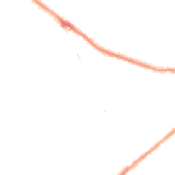 Night-time road noise heatmap for CR3 5AT