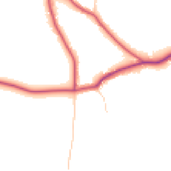 Daytime road noise heatmap for CR3 5BE