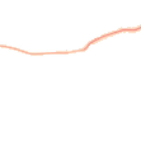 Night-time road noise heatmap for CR3 5BJ