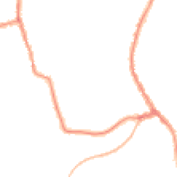 Night-time road noise heatmap for CR3 5EA