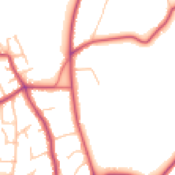Daytime road noise heatmap for CR3 5FU