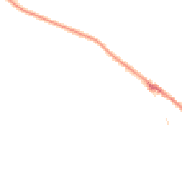 Night-time road noise heatmap for CR3 5GD