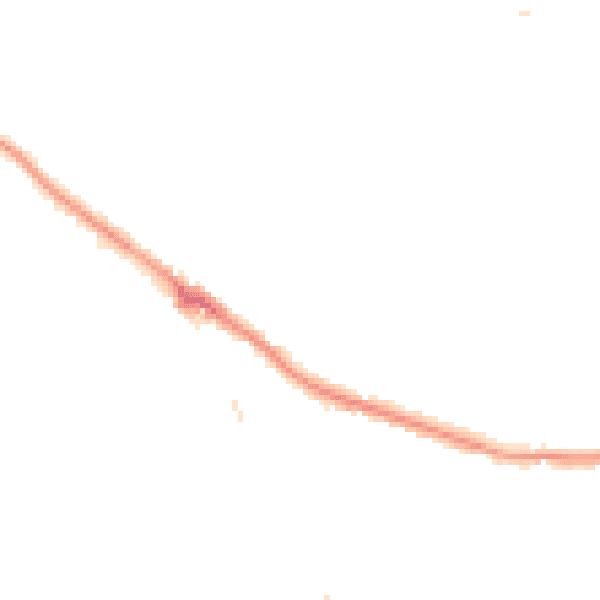 Night-time road noise heatmap for CR3 5JP