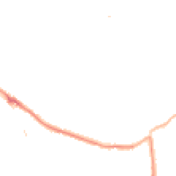 Night-time road noise heatmap for CR3 5SP