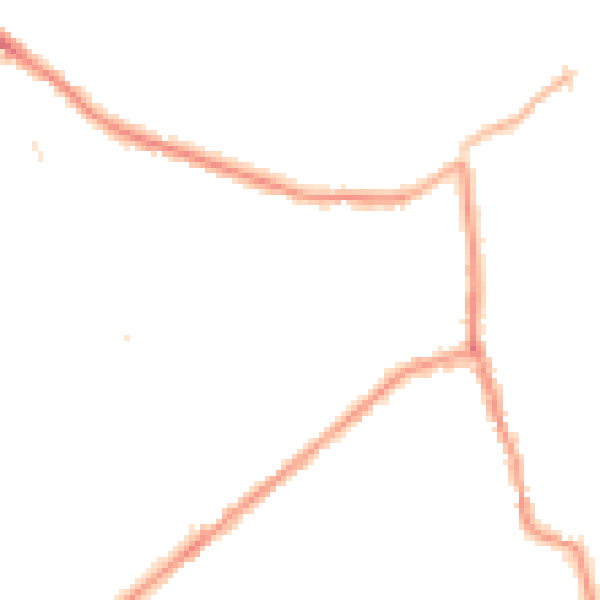 Night-time road noise heatmap for CR3 5TR