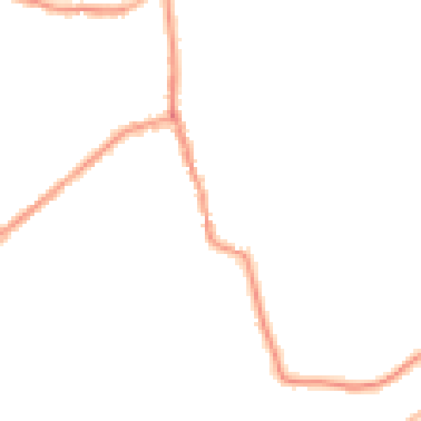 Night-time road noise heatmap for CR3 5UF