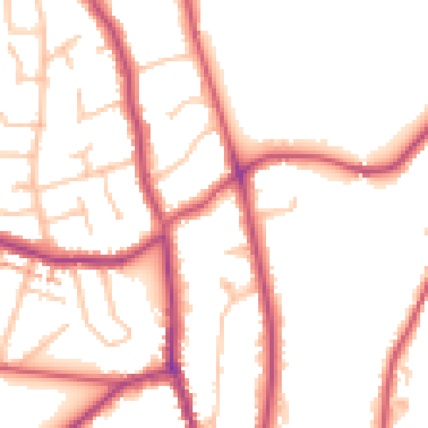 Daytime road noise heatmap for CR3 5UP