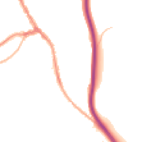 Night-time road noise heatmap for CR3 6BR