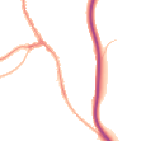 Night-time road noise heatmap for CR3 6EZ