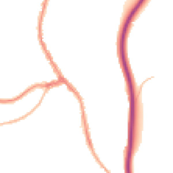 Night-time road noise heatmap for CR3 6LD