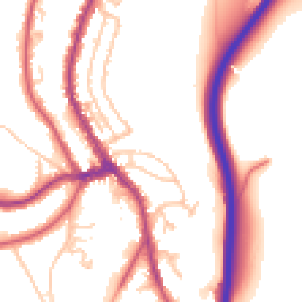 Daytime road noise heatmap for CR3 6LE