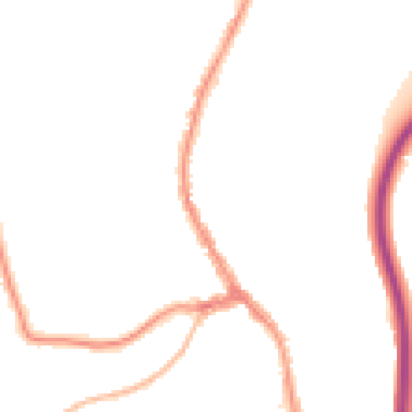 Night-time road noise heatmap for CR3 6LQ
