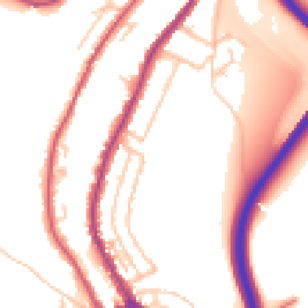 Daytime road noise heatmap for CR3 6LY