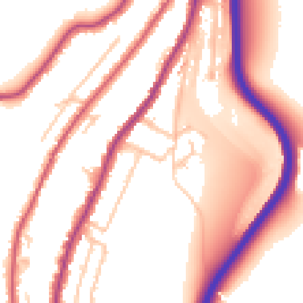 Daytime road noise heatmap for CR3 6NH