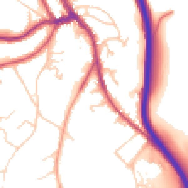 Daytime road noise heatmap for CR3 6RL