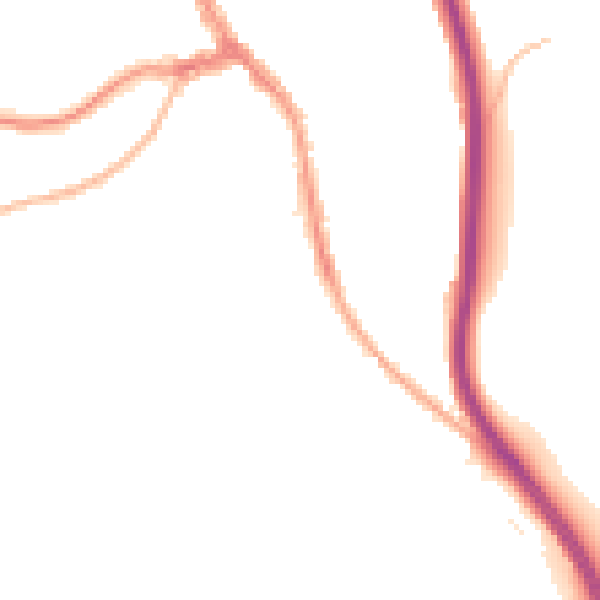Night-time road noise heatmap for CR3 6RL