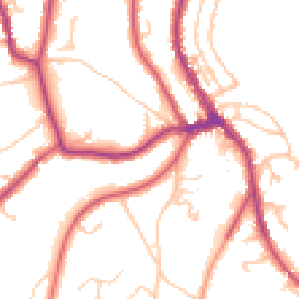 Daytime road noise heatmap for CR3 6SB