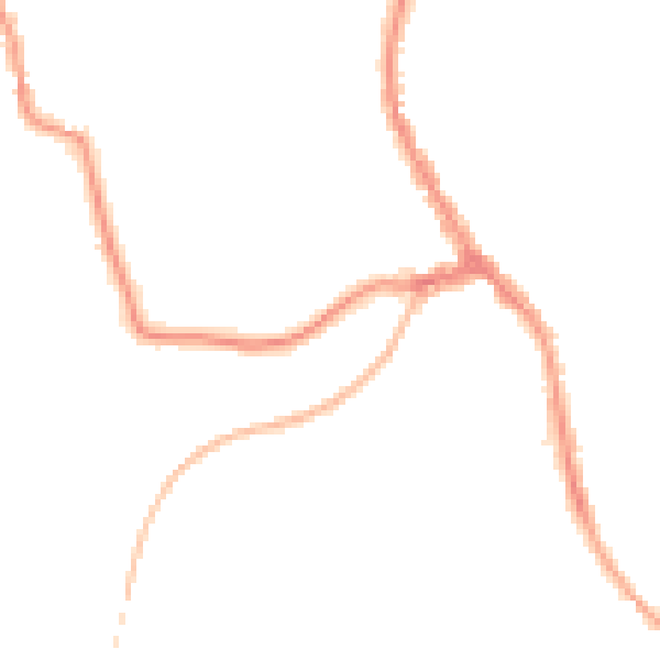 Night-time road noise heatmap for CR3 6SB