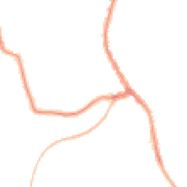 Night-time road noise heatmap for CR3 6SE