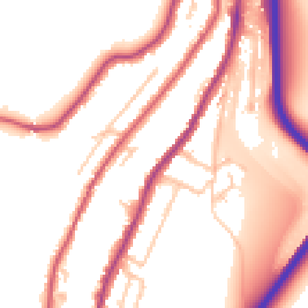 Daytime road noise heatmap for CR3 6YL