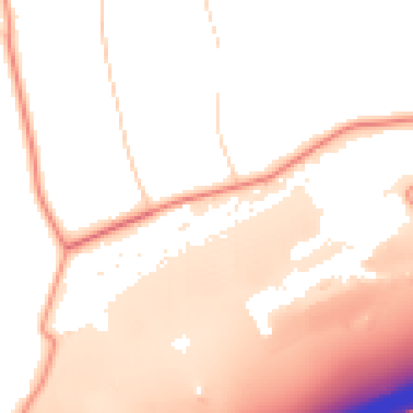 Daytime road noise heatmap for CR3 7AG