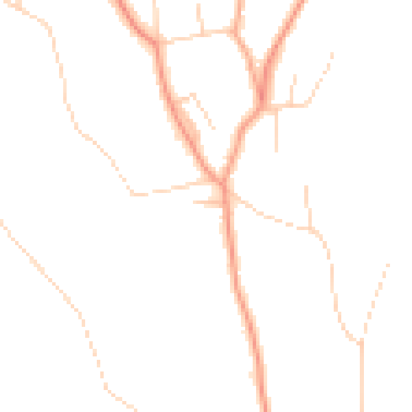Daytime road noise heatmap for CR3 7BA