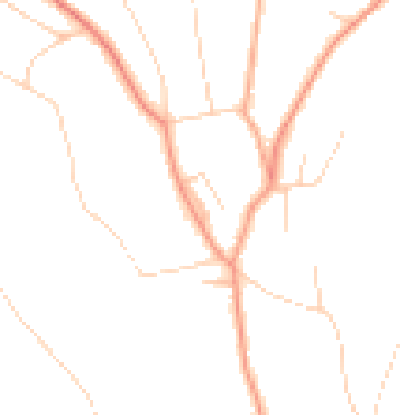 Daytime road noise heatmap for CR3 7DB