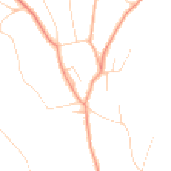 Daytime road noise heatmap for CR3 7EA