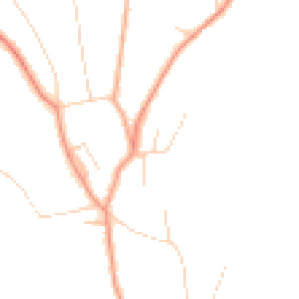 Daytime road noise heatmap for CR3 7EE