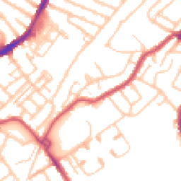 Daytime road noise heatmap for CR4 1AT