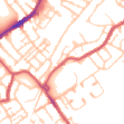 Daytime road noise heatmap for CR4 1AX