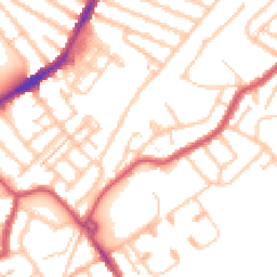 Daytime road noise heatmap for CR4 1AY