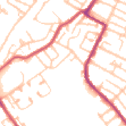 Daytime road noise heatmap for CR4 1BB