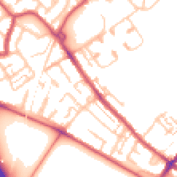 Daytime road noise heatmap for CR4 1DB