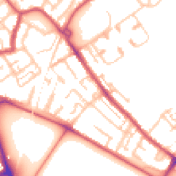 Daytime road noise heatmap for CR4 1GG