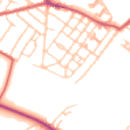Daytime road noise heatmap for CR4 1GP