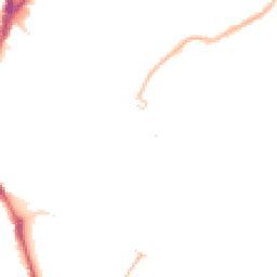 Night-time road noise heatmap for CR4 1SF