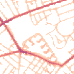 Daytime road noise heatmap for CR4 1XF