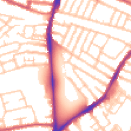Daytime road noise heatmap for CR4 2AT