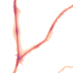 Night-time road noise heatmap for CR4 2AU