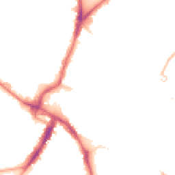 Night-time road noise heatmap for CR4 2FB