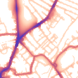 Daytime road noise heatmap for CR4 2HL