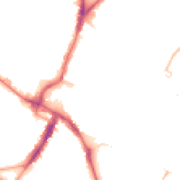 Night-time road noise heatmap for CR4 2JJ