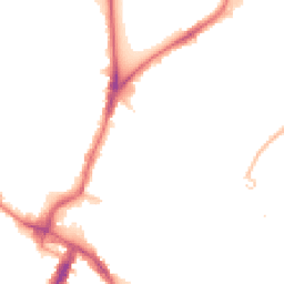 Night-time road noise heatmap for CR4 2JP