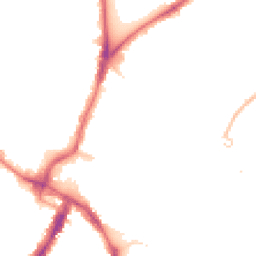 Night-time road noise heatmap for CR4 2JQ