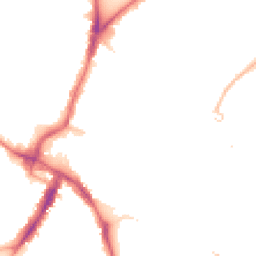 Night-time road noise heatmap for CR4 2JR